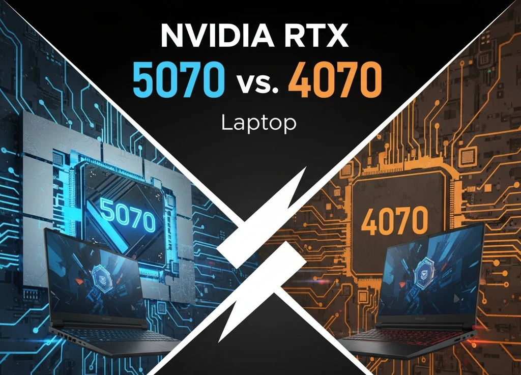 NVIDIA RTX 5070 vs. RTX 4070 Laptop GPU: A 25-Game Showdown